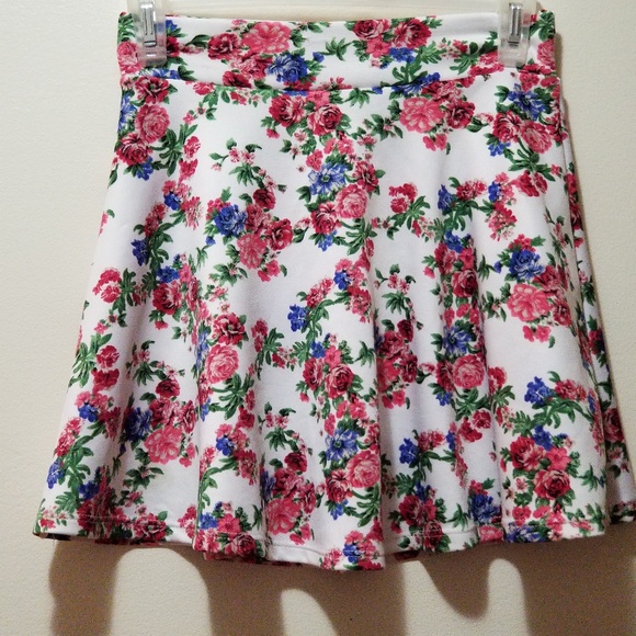 Floral Skater Skirt - Picture 1 of 2